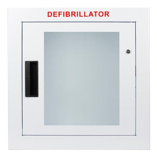 AED Cabinet, Semi-Recessed