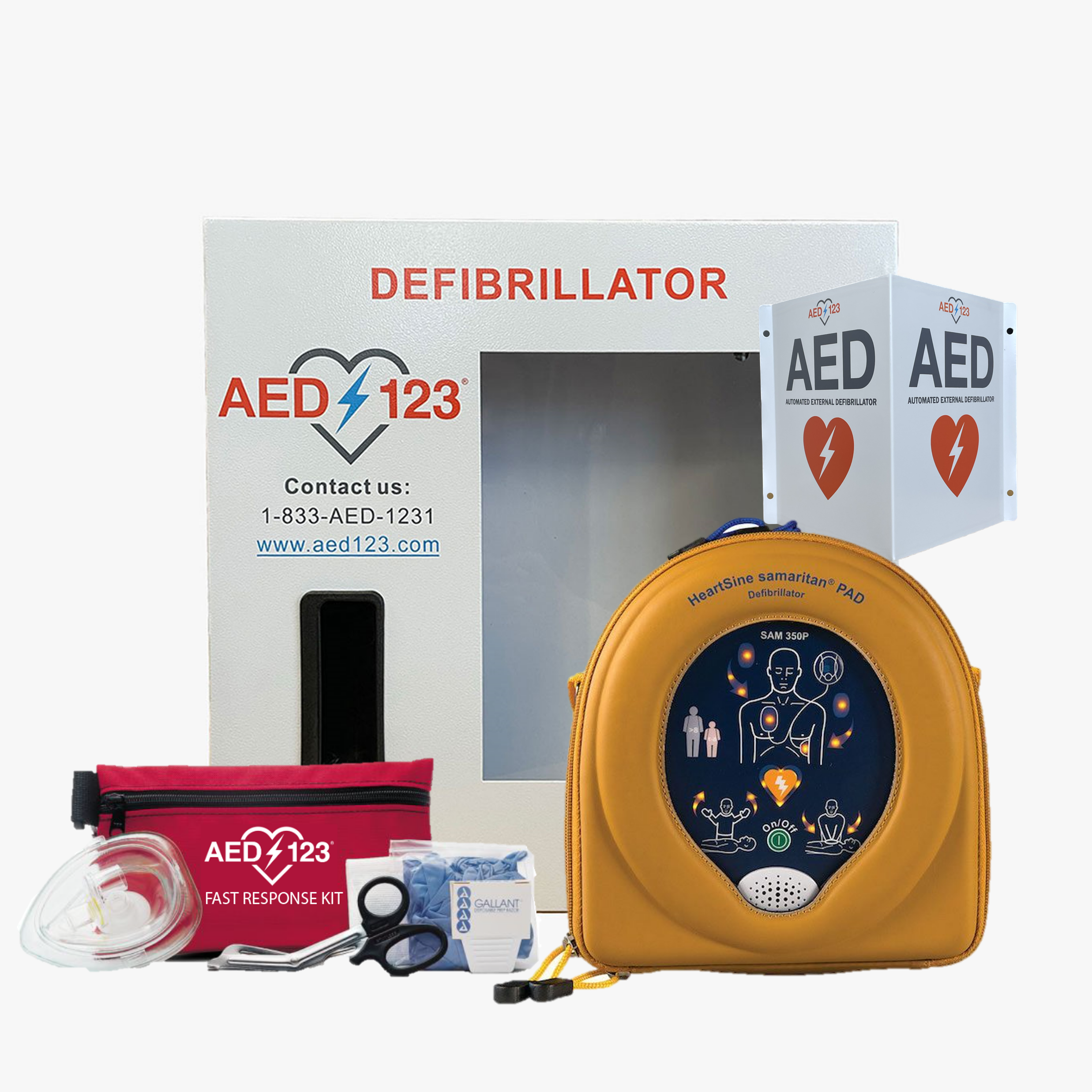 Stryker, Heartsine Samaritan 350P Bundle (semi-automatic AED)