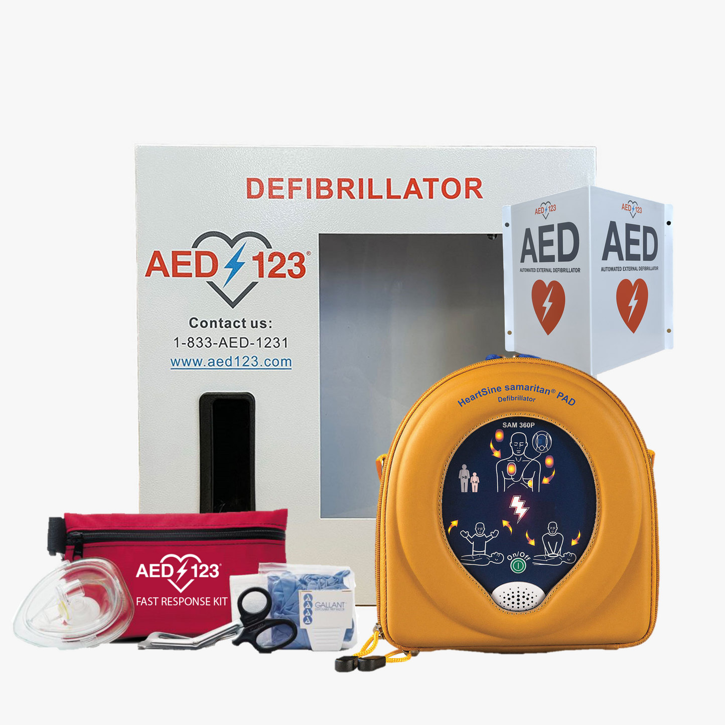 Stryker, Heartsine Samaritan 360P Bundle (fully-automatic AED)