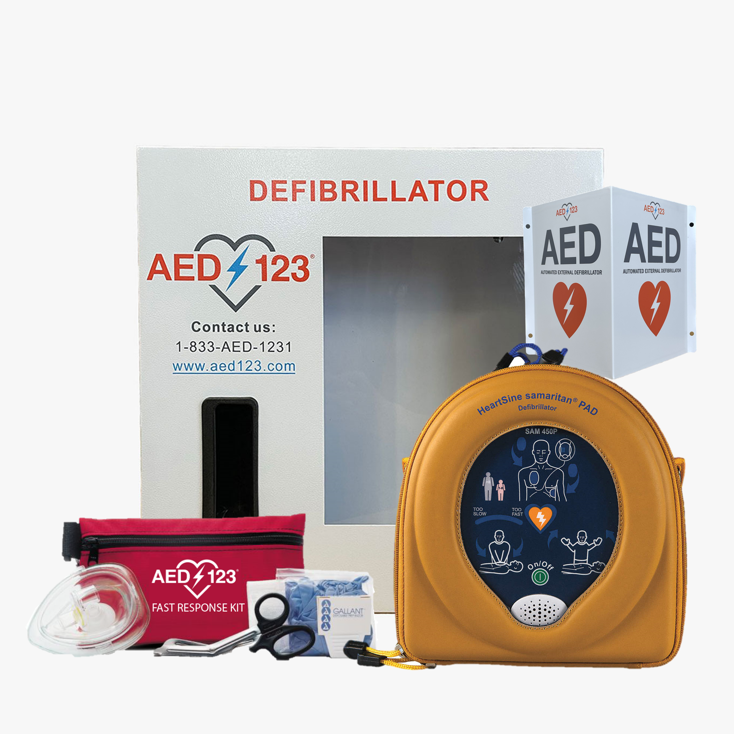 Stryker, Heartsine Samaritan 450P Bundle (semi-automatic AED with CPR feedback)