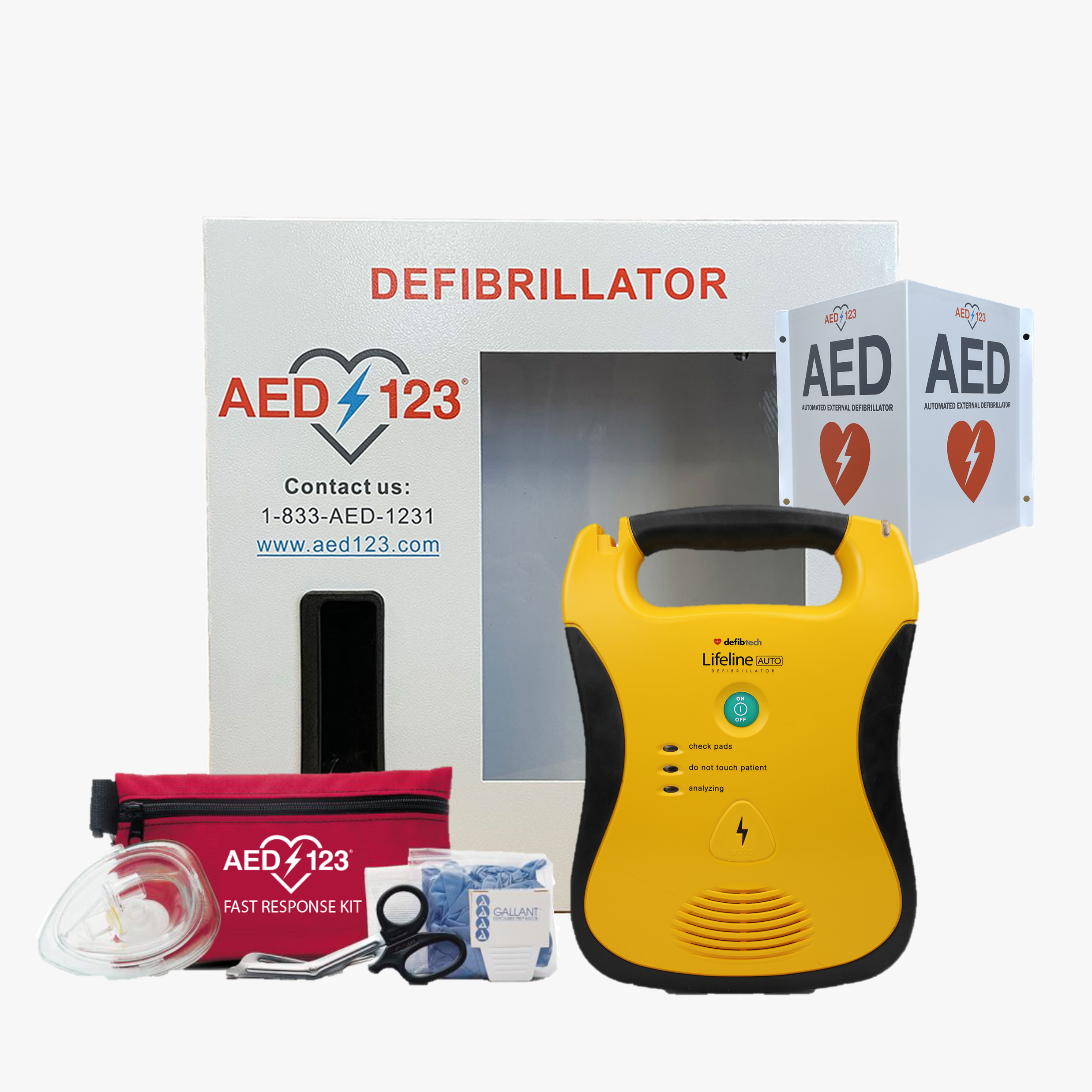 Defibtech Lifeline AED Bundle