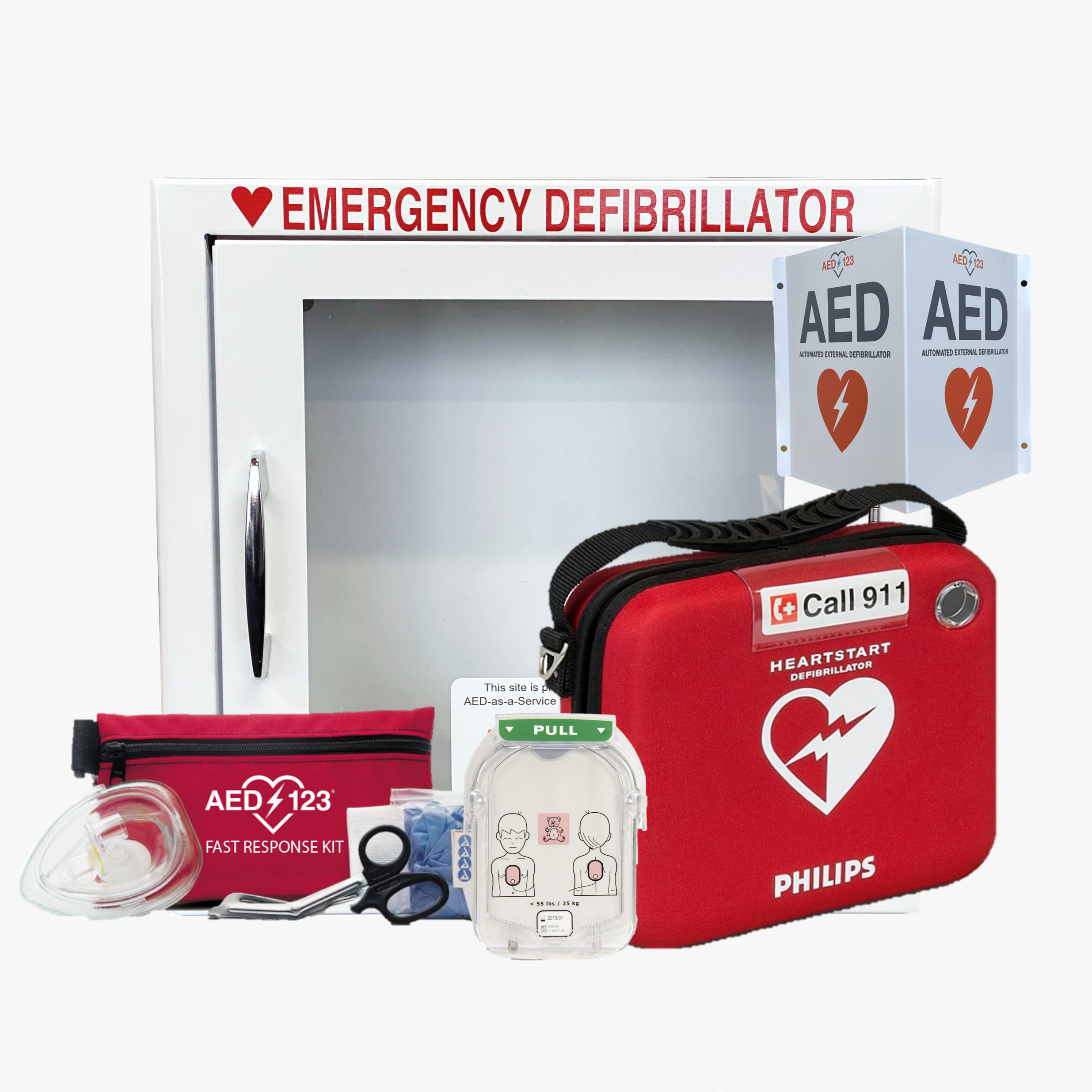 Philips HeartStart OnSite Family Bundle (includes infant/child pads)